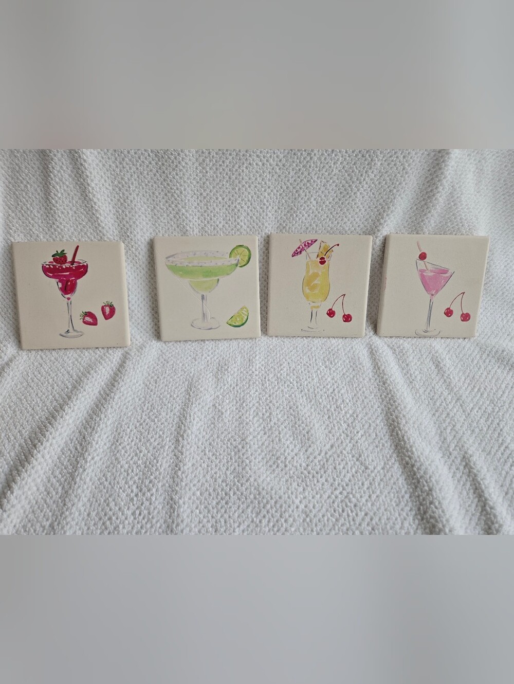 Decorative Cocktail Tile Wall Art -coasters